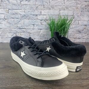New Converse One Star Ox Fur Sneakers 162601c